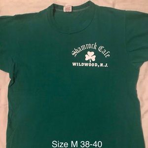 Vintage Shamrock cafe tshirt*Wildwood, NJ